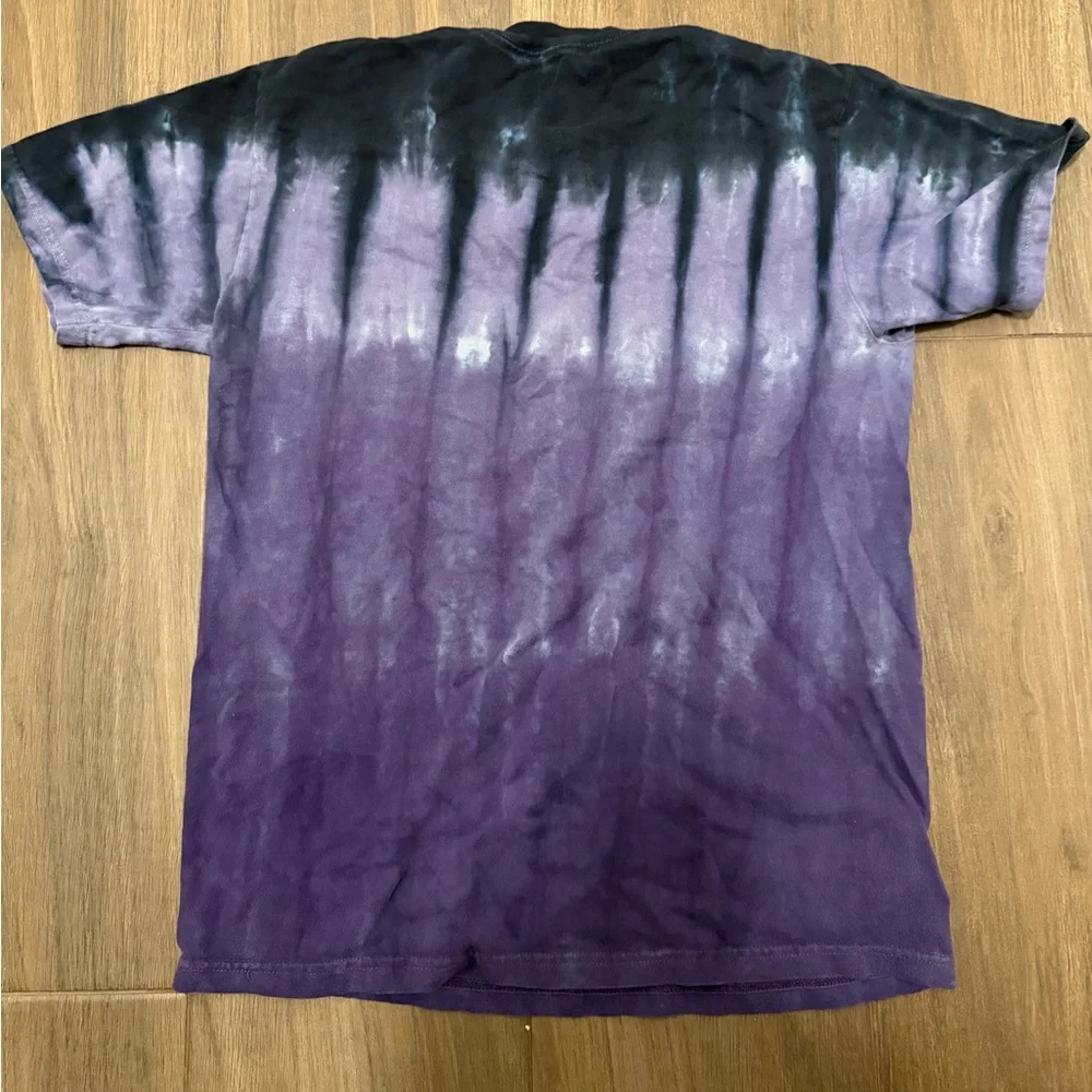Liquid Blue KISS Destroyer Purple Tie-Dye T-Shirt